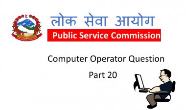 Computer Operator Questions-Part 20